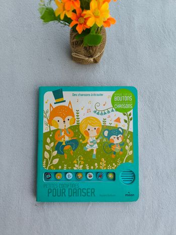 Livre musical Petites comptines pour danser Milan