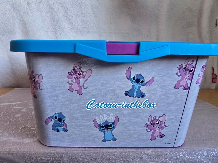Caisse / Boite de rangement Disney Stitch & Angel - photo numéro 5
