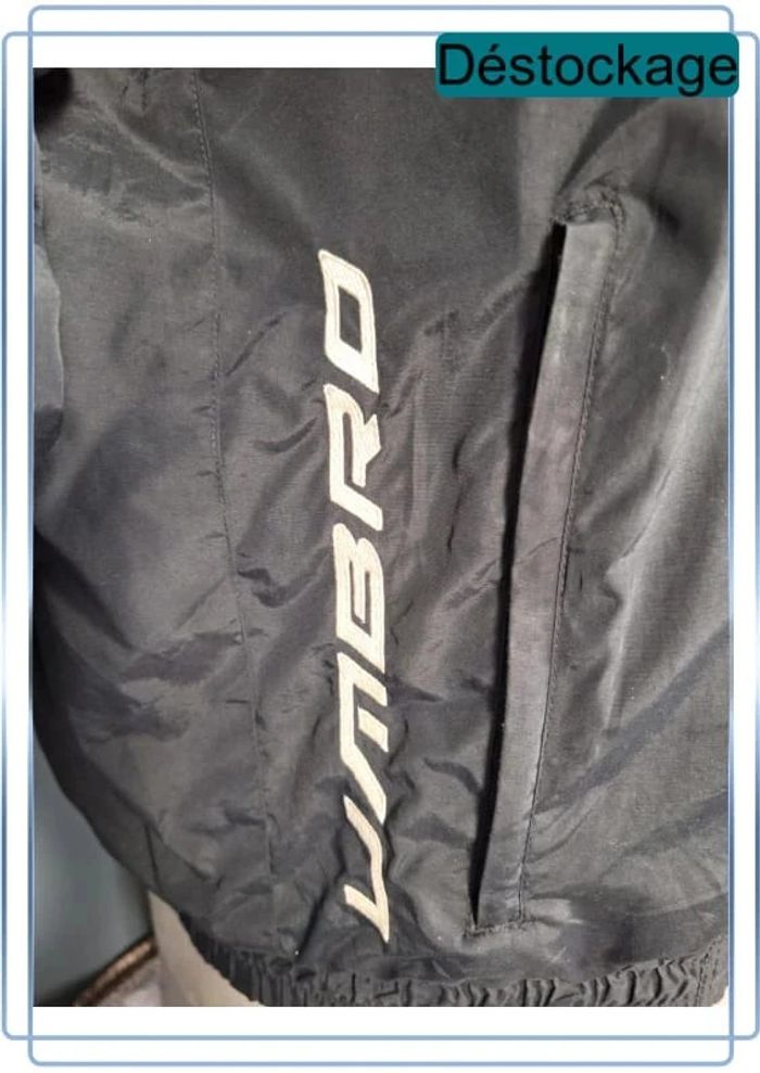 Blouson vintage umbro homme / taille L - noir brodé (245) - photo numéro 6