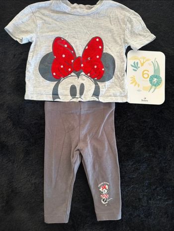Ensemble Minnie taille 6 mois