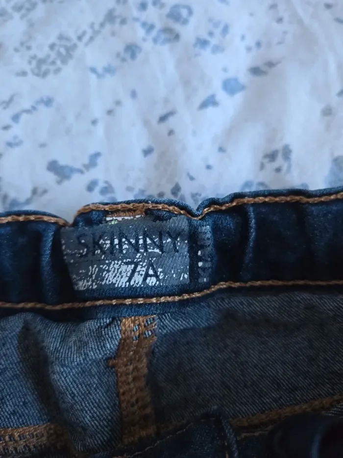 Jeans skinny fille taille 7ans - photo numéro 3