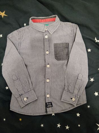 Chemise a rayures _ 4 ans