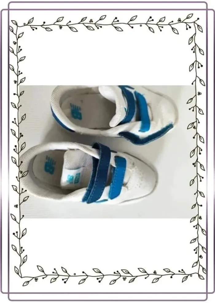Baskets New balance, taille 26, bon état mais plusieurs traces - photo numéro 5