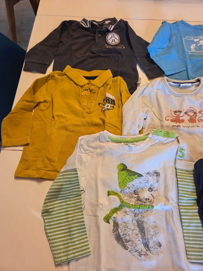 Lot  t-shirts manches longues - photo numéro 2