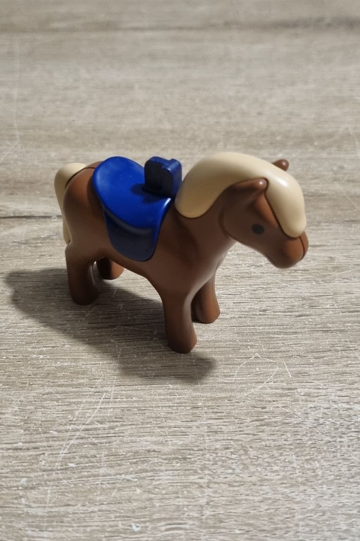 Cheval et enclos Playmobil 1 2 3 - photo numéro 3