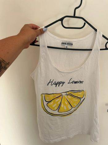 Débardeur blanc taille M