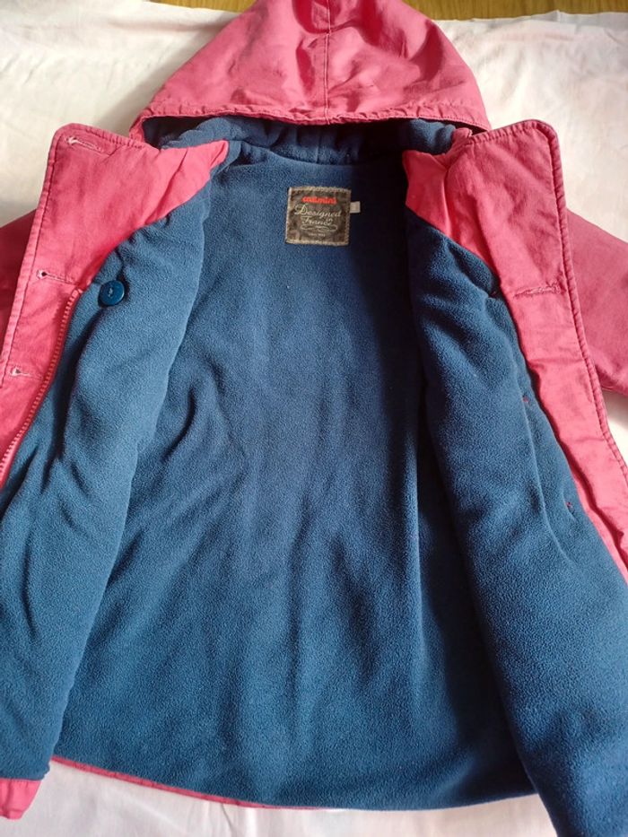 Manteau fille catimini rose. - photo numéro 8