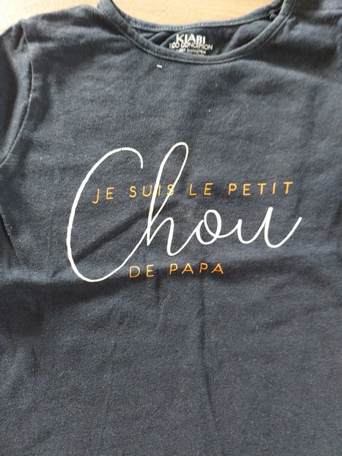 Tee-shirt manches longues garçon 3 ans - photo numéro 2