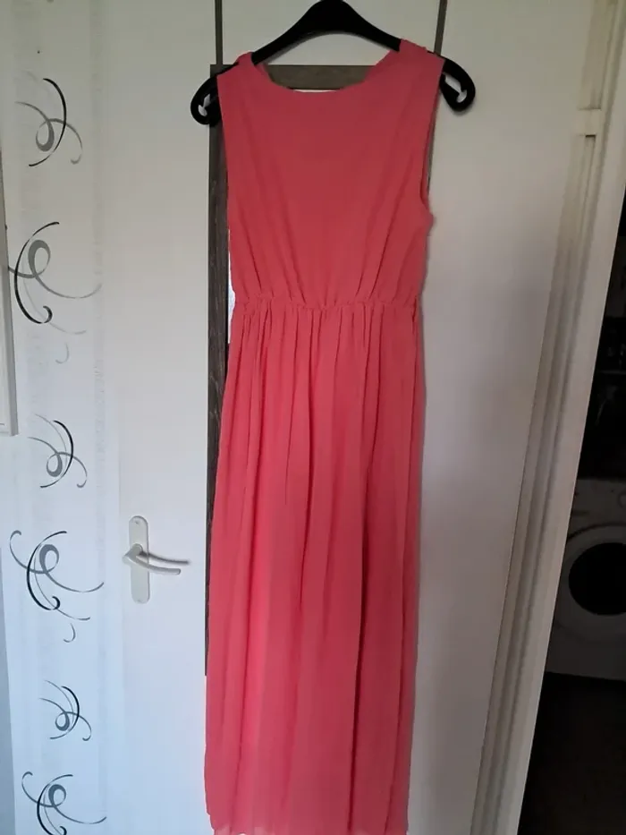 Robe longue saumon - photo numéro 3