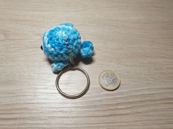 Superbe porte clefs vintage fait main - photo numéro 5