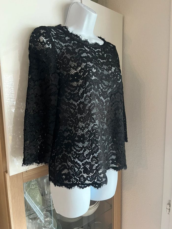 Blouse dentelle promod taille s