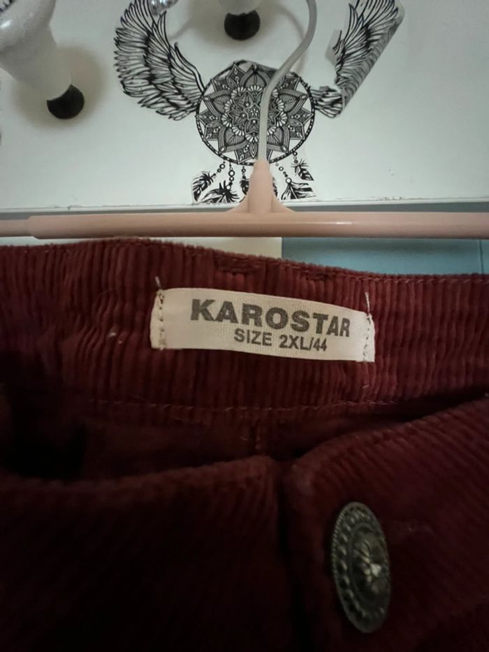 Pantalon velours Karostar - photo numéro 3