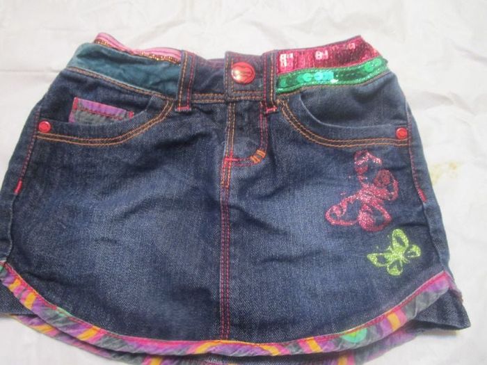 jupe jeans desigual 4 ans