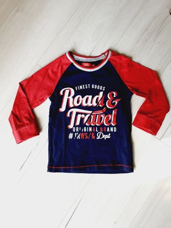 Vêtement garçon tee-shirt manches longues Tissaia 4 ans