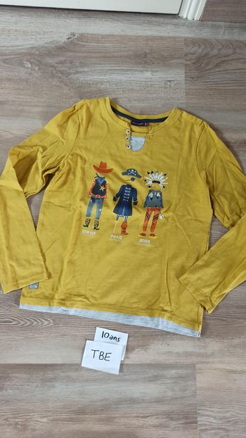 T-shirt manches longues 10 ans sergent major