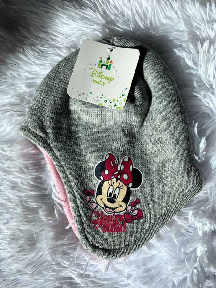Bonnet minnie taille 48 cm qui correspond à du 6/12 mois Neuf