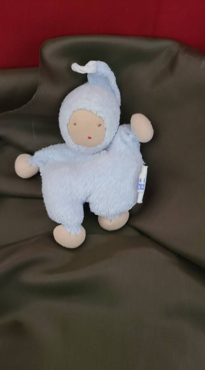 Poupée Nanchen Pimpel Waldorf - Bleu clair - photo numéro 4