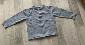 Pull bleu turquoise 3 ans