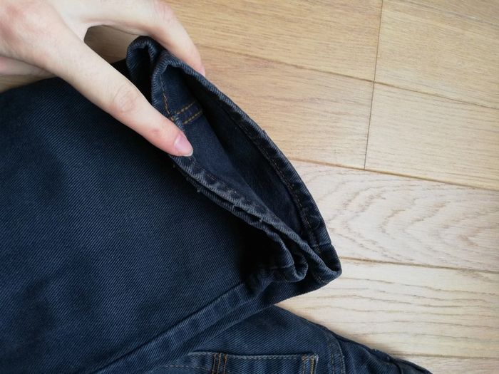 Pantalon mom jeans sisley basic denim bleu brut taille 36 femme - photo numéro 4