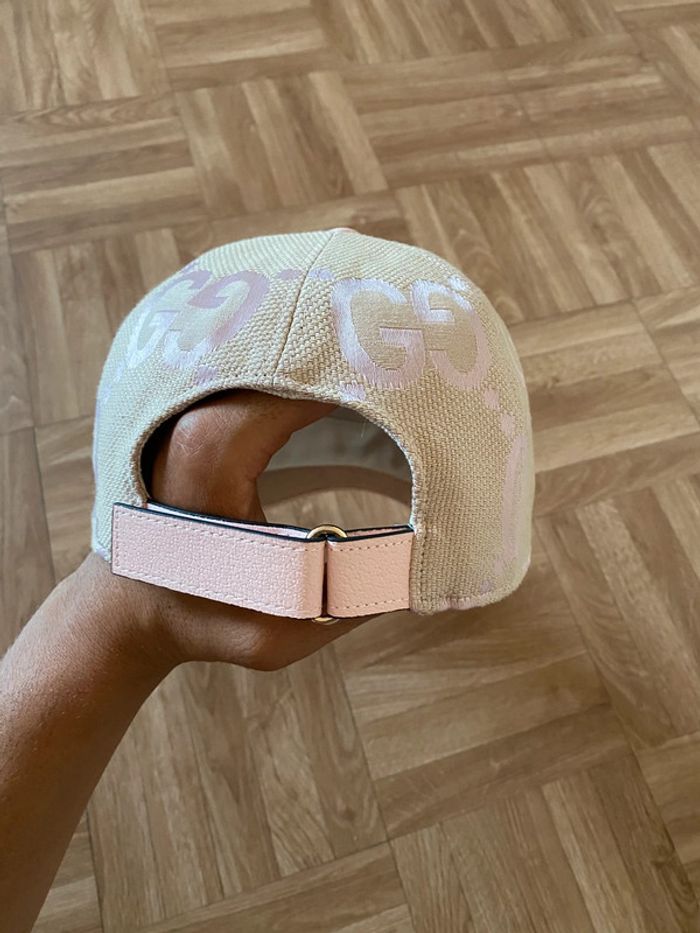 Casquette jumbo de baseball rose Gucci (NEUF) - photo numéro 9