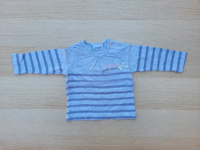 T-shirt manches longues filles 6 mois