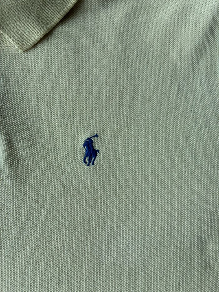 Polo Ralph Lauren homme taille L couleur jaune pale - photo numéro 3