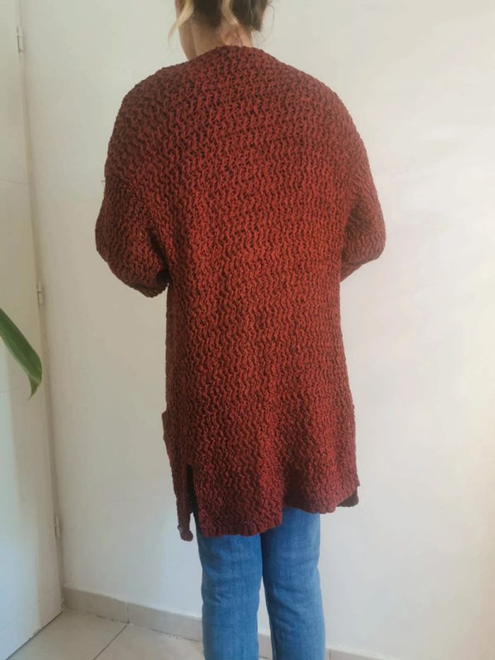 Gilet bordeaux - photo numéro 4