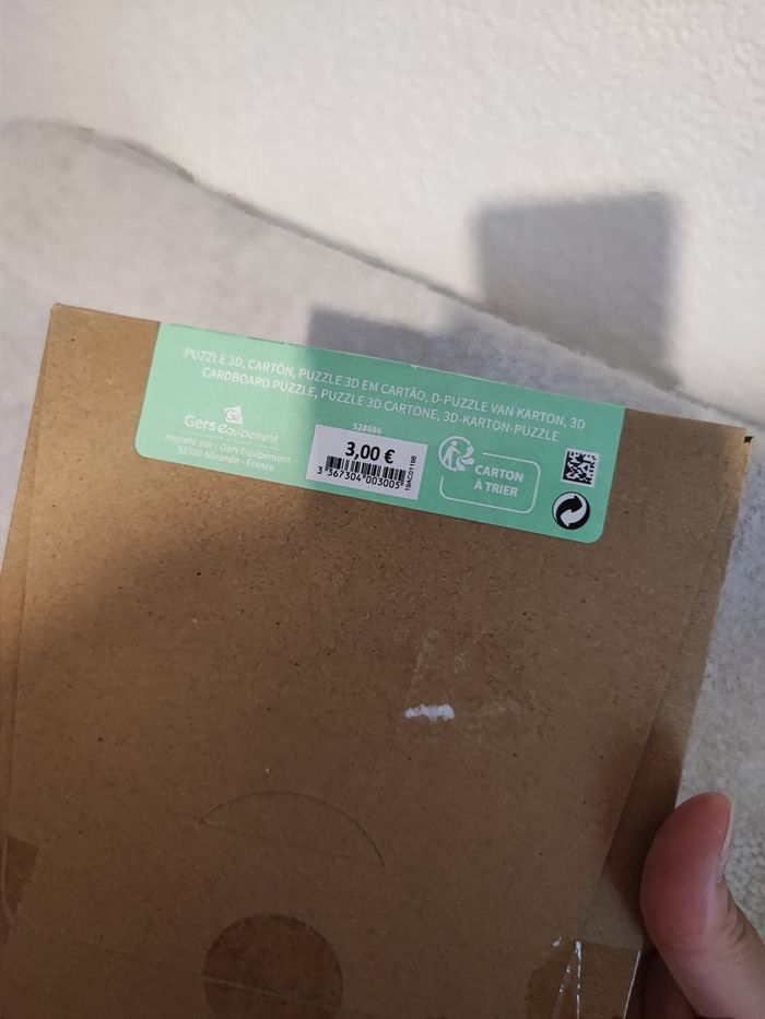 Puzzle 3d en carton - photo numéro 2