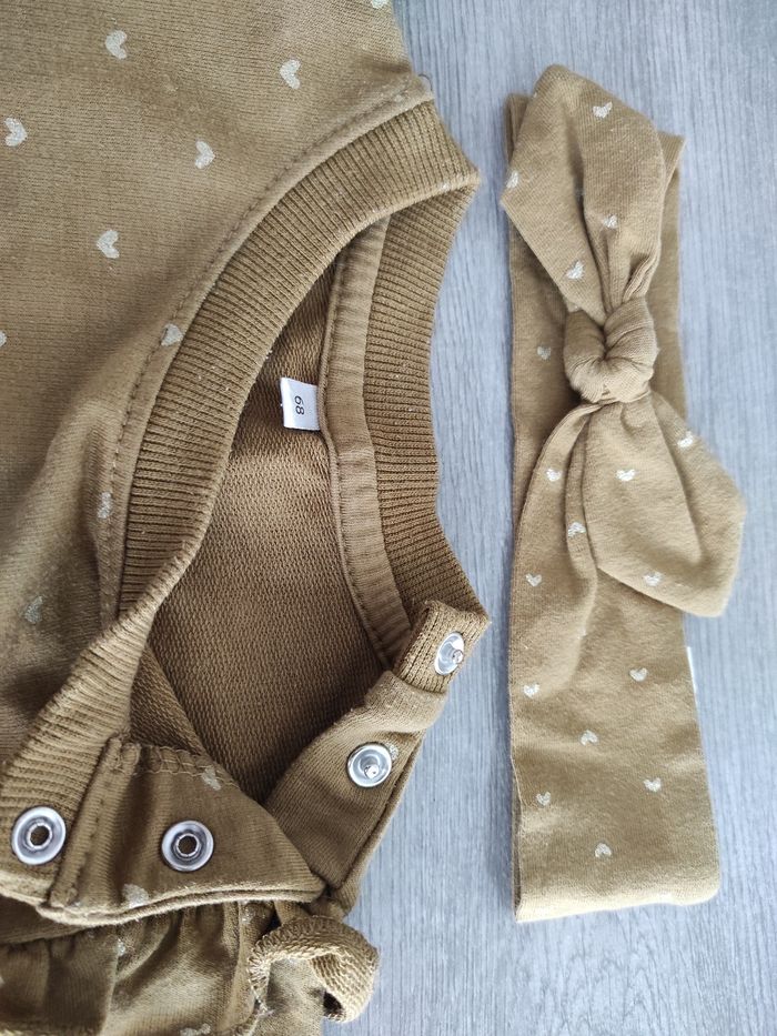 Ensemble pull et salopette fille, 6 mois - photo numéro 3