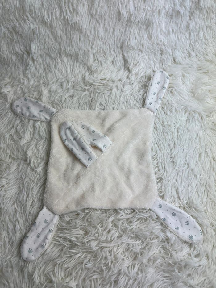 Doudou carré blanc - photo numéro 2