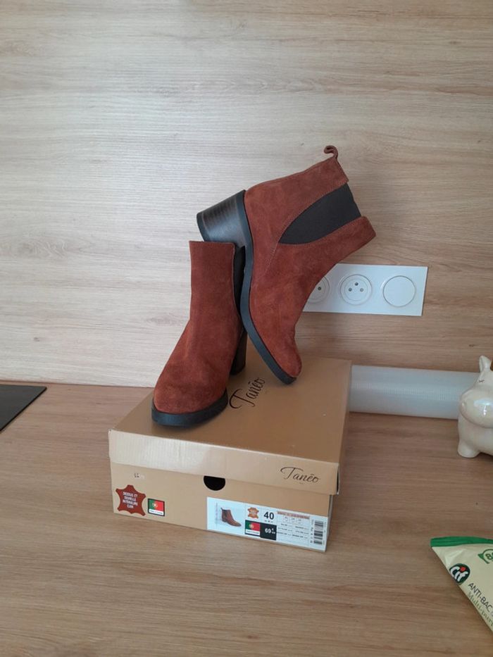 Bottines femme cuir 40 - photo numéro 2