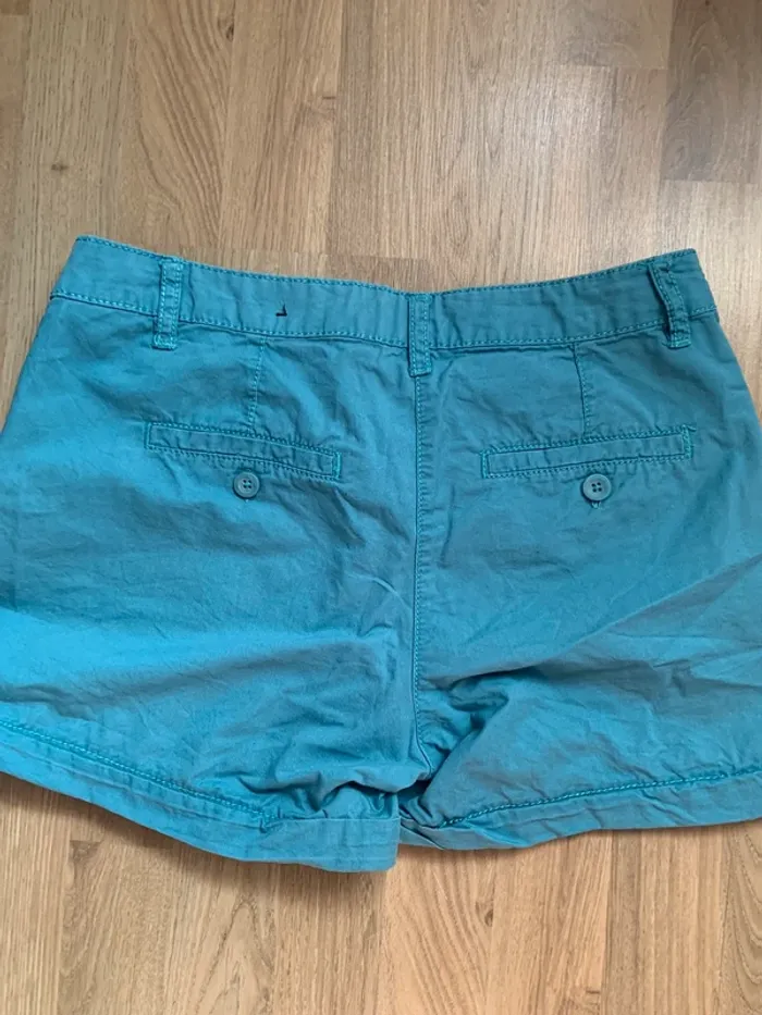 Short en coton bleu - photo numéro 2
