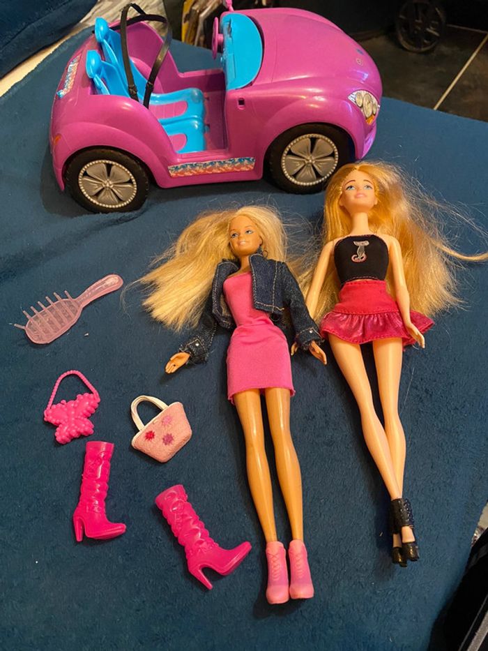 Barbie et voiture