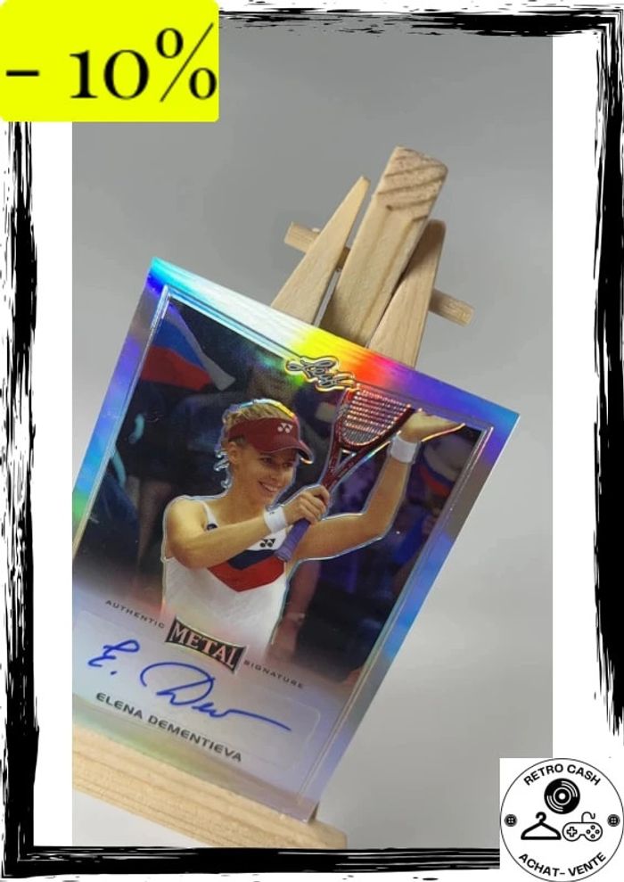 2016 Leaf Metal Elena Dementieva #BA-ED1 auto - photo numéro 2