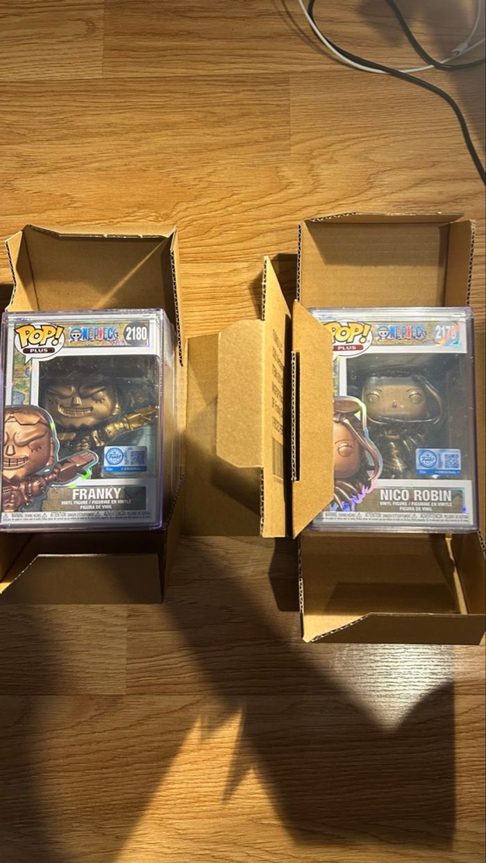 Funko Pop - Franky 2180 & Robin 2179 Bronze One Piece - photo numéro 2
