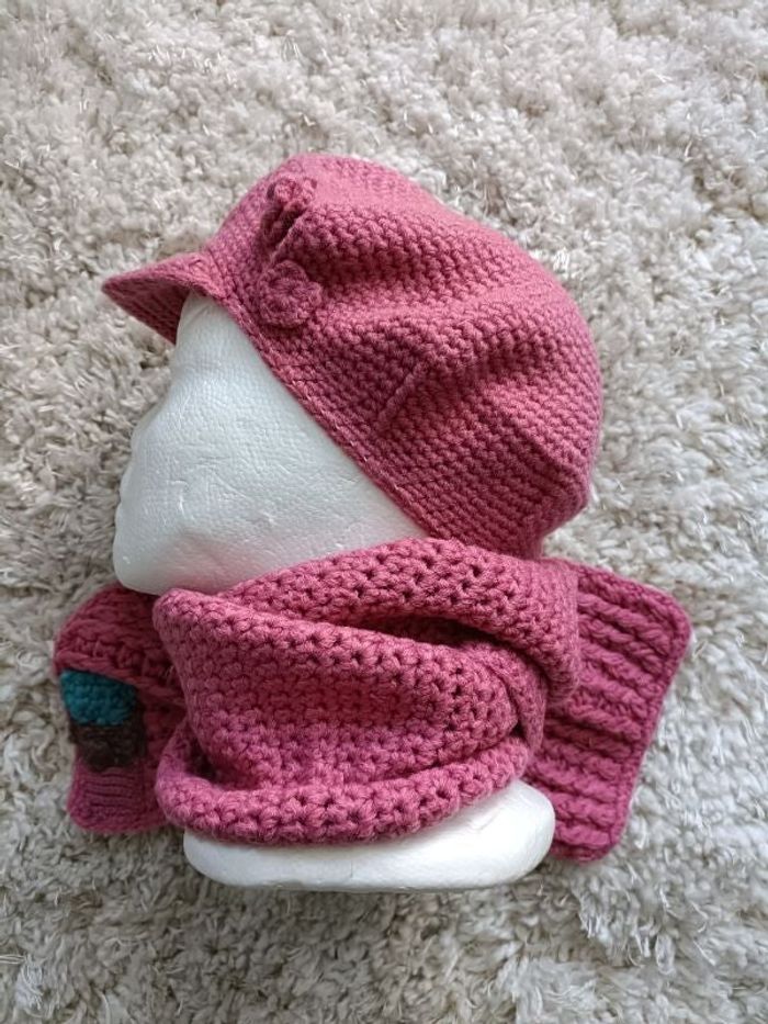 Ensemble écharpe et casquette