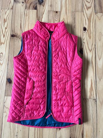 Doudoune sans manches rose Fouganza 8 ans