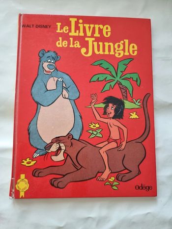 Bande dessinée le livre de la jungle Disney