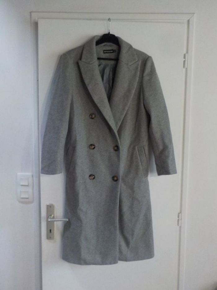 MANTEAU GRIS PRETTY LITTLE THING Taille 34