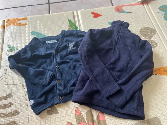 Ensemble chaud 24 mois – Polaire 2/3 ans & Gilet - photo numéro 3