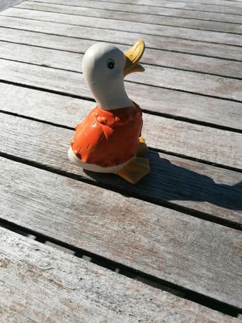 Figurine statuette canard vintage collection décoration enfant fille garçon