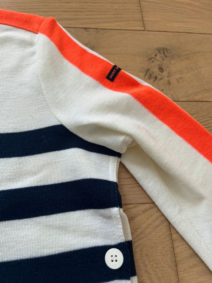 Pull laine Saint James modèle Chausey Neuf taille 40 made in France - photo numéro 3