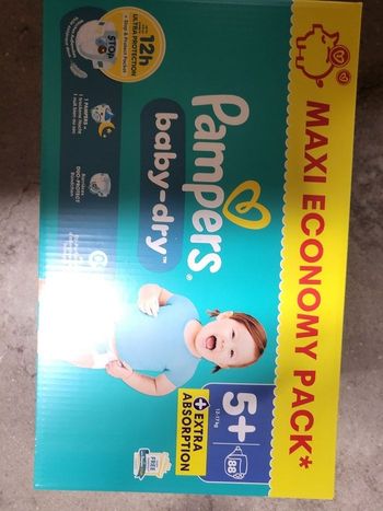 Pampers taille 5+