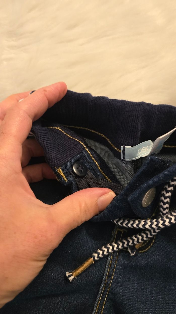 Neufs (non portés) 🏷💙🥰superbe  ensemble polo mc et short en jeans 36mois garçon 🥰💙 - photo numéro 6