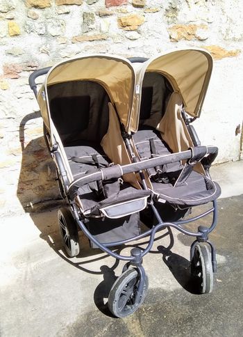 Poussette double cote à cote Hauk 120 euro (281 € neuve)