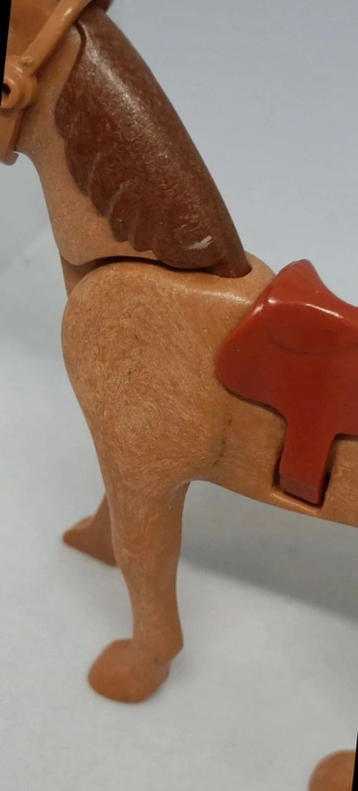 Cheval marron avec selle et poulain playmobil - photo numéro 7