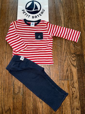 Ensemble petit bateau 6 mois