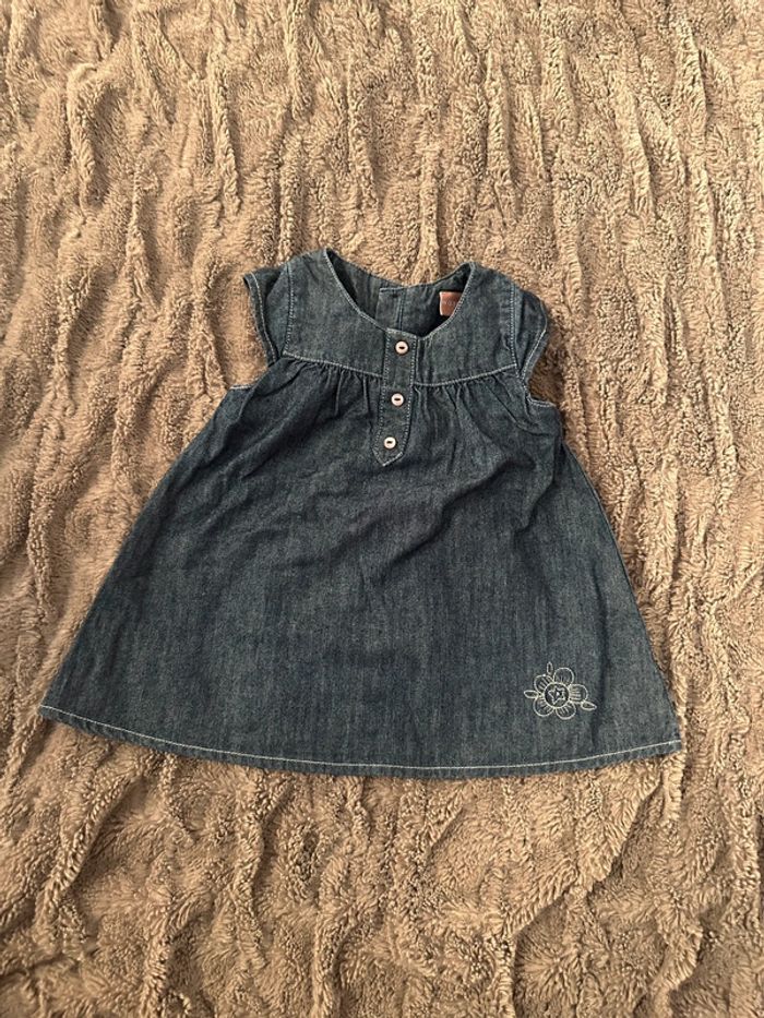 Robe en jeans natalys 6m