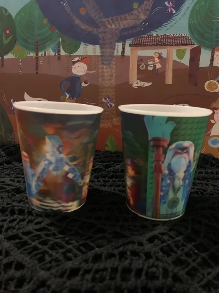 Lot de 8 gobelets lenticulaires - photo numéro 3