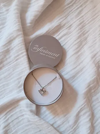Chaine avec pendentif coeur argent 925